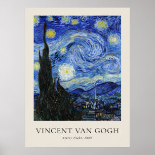 Vincent Van Gogh Starry Night Poster