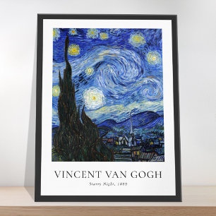 Vincent Van Gogh Starry Night Poster