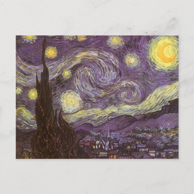 Vincent van Gogh - Starry Night Postkarte (Vorderseite)