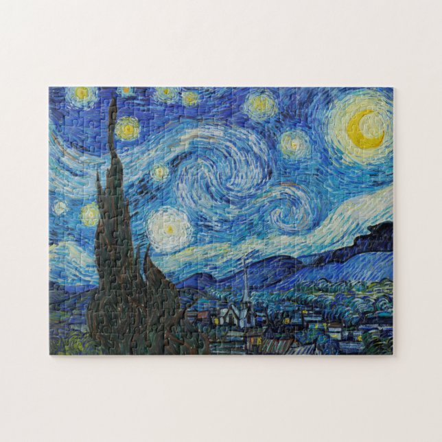 Vincent van Gogh - Starry Night Puzzle (Horizontal)