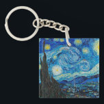 Vincent van Gogh, Starry Night Schlüsselanhänger<br><div class="desc">Starry Night,  berühmtes Gemälde von Vincent van Gogh</div>