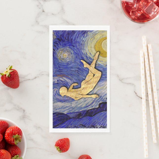 Vincent Van Gogh Starry Night Serviette (Beispiel)