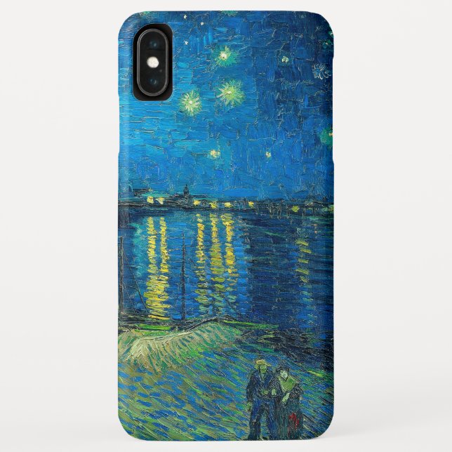 Vincent Van Gogh Starry Night über der Rhone Case-Mate iPhone Hülle (Rückseite)