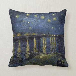 Vincent van Gogh Starry Night über der Rhone Kissen