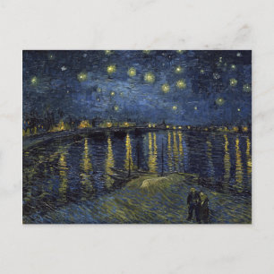 Vincent van Gogh Starry Night über der Rhone Postkarte