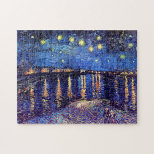 Vincent Van Gogh - Starry Night über der Rhone Puzzle