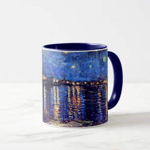 Vincent Van Gogh - Starry Night über der Rhone Tasse