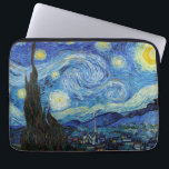 Vincent Van Gogh Starry Night Vintag Kunstkunst<br><div class="desc">Vincent Van Gogh Starry Night Vintag Fine Art Laptop Schlauch</div>