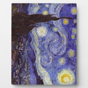 Vincent Van Gogh Starry Night Vintag Kunstkunst Fotoplatte