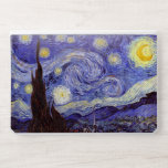 Vincent Van Gogh Starry Night Vintag Kunstkunst HP Laptop-Aufkleber<br><div class="desc">Vincent van Gogh Starry Night Fine Art Painting Starry Night ist ein Gemälde des niederländischen post-impressionistischen Künstlers Vincent van Gogh. Der blaue Nachthimmel ist voll von wirbelnden Wolken, Sternen und einem hellen Halbmond. Die Sternennacht ist die einzige Nacht in der Serie von Ausblicken aus seinem Schlafzimmerfenster. Bewegung: Post-Impressionismus. Schöne, kunstvoll...</div>