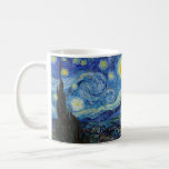 Vincent Van Gogh Starry Night Vintag Kunstkunst Kaffeetasse<br><div class="desc">Vincent Van Gogh Starry Night Vintag Kunstkunst</div>