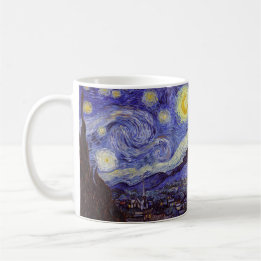 Vincent Van Gogh Starry Night Vintag Kunstkunst Kaffeetasse