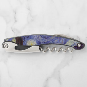 Vincent Van Gogh Starry Night Vintag Kunstkunst Kellnermesser