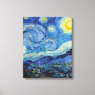 Vincent Van Gogh Starry Night Vintag Kunstkunst Leinwanddruck