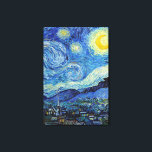 Vincent Van Gogh Starry Night Vintag Kunstkunst Leinwanddruck<br><div class="desc">Vincent Van Gogh Starry Night Vintag Fine Art Canvas Print</div>