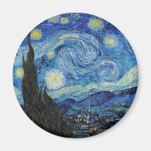 Vincent Van Gogh Starry Night Vintag Kunstkunst Magnet