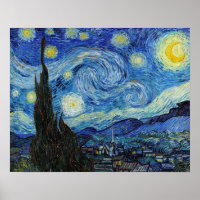 Vincent Van Gogh Starry Night Vintag Kunstkunst