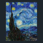 Vincent Van Gogh Starry Night Vintag Kunstkunst Poster<br><div class="desc">Vincent Van Gogh Starry Night Vintag Fine Art Poster</div>
