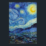 Vincent Van Gogh Starry Night Vintag Kunstkunst Poster<br><div class="desc">Vincent Van Gogh Starry Night Vintag Fine Art Poster</div>