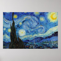 Vincent Van Gogh Starry Night Vintag Kunstkunst