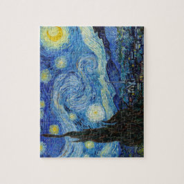 Vincent Van Gogh Starry Night Vintag Kunstkunst Puzzle