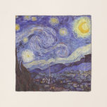 Vincent Van Gogh Starry Night Vintag Kunstkunst Schal<br><div class="desc">Vincent van Gogh Starry Night Fine Art Painting Starry Night ist ein Gemälde des niederländischen post-impressionistischen Künstlers Vincent van Gogh. Der blaue Nachthimmel ist voll von wirbelnden Wolken, Sternen und einem hellen Halbmond. Die Sternennacht ist die einzige Nacht in der Serie von Ausblicken aus seinem Schlafzimmerfenster. Bewegung: Post-Impressionismus. Schöne, kunstvoll...</div>