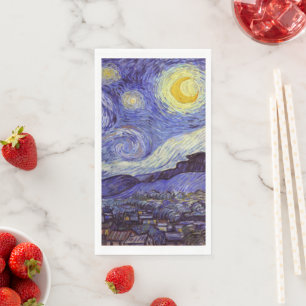 Vincent Van Gogh Starry Night Vintag Kunstkunst Serviette