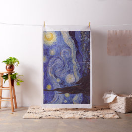 Vincent Van Gogh Starry Night Vintag Kunstkunst Stoff