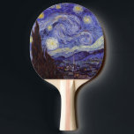 Vincent Van Gogh Starry Night Vintag Kunstkunst Tischtennis Schläger<br><div class="desc">Vincent van Gogh Starry Night Fine Art Painting Starry Night ist ein Gemälde des niederländischen post-impressionistischen Künstlers Vincent van Gogh. Der blaue Nachthimmel ist voll von wirbelnden Wolken, Sternen und einem hellen Halbmond. Die Sternennacht ist die einzige Nacht in der Serie von Ausblicken aus seinem Schlafzimmerfenster. Bewegung: Post-Impressionismus. Schöne, kunstvoll...</div>