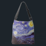Vincent Van Gogh Starry Night Vintag Kunstkunst Tragetaschen Mit Langen Trägern<br><div class="desc">Vincent van Gogh Starry Night Fine Art Painting Starry Night ist ein Gemälde des niederländischen post-impressionistischen Künstlers Vincent van Gogh. Der blaue Nachthimmel ist voll von wirbelnden Wolken, Sternen und einem hellen Halbmond. Die Sternennacht ist die einzige Nacht in der Serie von Ausblicken aus seinem Schlafzimmerfenster. Bewegung: Post-Impressionismus. Schöne, kunstvoll...</div>