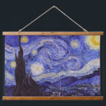 Vincent Van Gogh Starry Night Vintag Kunstkunst Wandteppich Mit Holzrahmen<br><div class="desc">Vincent Van Gogh Starry Night Vintag Kunstkunst</div>