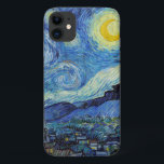 Vincent Van Gogh Starry Night Vintage Kunstgeschic<br><div class="desc">Vincent Van Gogh Starry Night Vintag Fine Art-Handy</div>