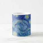 Vincent Van Gogh Starry Night Vintage Kunstgeschic Kaffeetasse<br><div class="desc">Vincent Van Gogh Starry Night Vintage Kunstgeschichte</div>