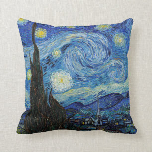 Vincent Van Gogh Starry Night Vintage Kunstgeschic Kissen