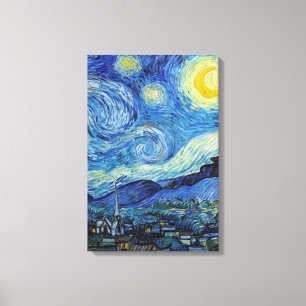 Vincent Van Gogh Starry Night Vintage Kunstgeschic Leinwanddruck