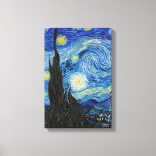 Vincent Van Gogh Starry Night Vintage Kunstgeschic Leinwanddruck