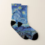 Vincent Van Gogh Starry Night Vintage Kunstgeschic Socken<br><div class="desc">Vincent Van Gogh Starry Night Vintage Kunstwerke und Museen</div>