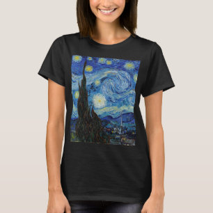 Vincent Van Gogh Starry Night Vintage Kunstgeschic T-Shirt