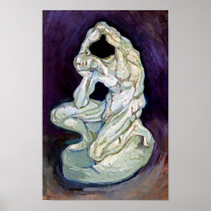 Vincent Van Gogh - Statuette eines knienden Mannes Poster