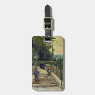 Vincent van Gogh - Steiler Weg in Montmartre Gepäckanhänger