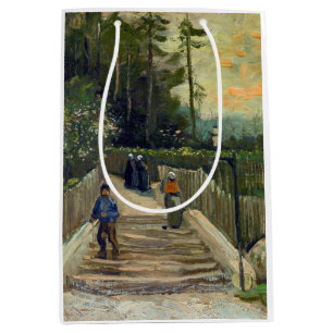 Vincent van Gogh - Steiler Weg in Montmartre Mittlere Geschenktüte