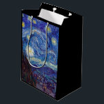 VINCENT VAN GOGH - sternenklare Nacht 1889 Mittlere Geschenktüte<br><div class="desc">VINCENT VAN GOGH - sternenklare Nacht 1889
Öl auf Leinwand</div>