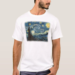 Vincent van Gogh, Sternennacht. Berühmte Kunst. T-Shirt