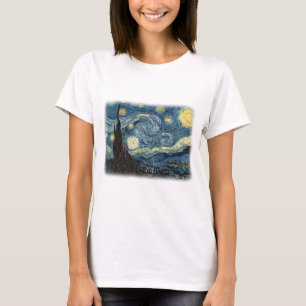 Vincent van Gogh, Sternennacht. Berühmte Kunst. T-Shirt