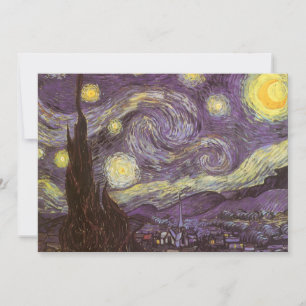 Vincent van Gogh - Sternennacht Einladung