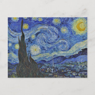 Vincent van Gogh Sternennacht GalerieHD Fine Art Postkarte