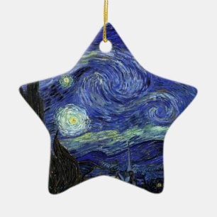 Vincent van Gogh, Sternennacht Keramik Ornament
