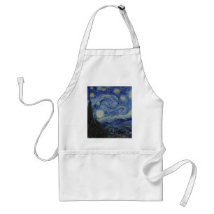 Vincent Van Gogh - Sternennacht. Kunstmalerei Schürze