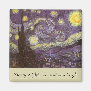 Vincent van Gogh - Sternennacht Magnet
