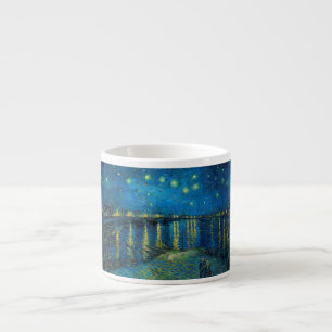 Vincent Van Gogh Sternennacht über der Rhone Espressotasse
